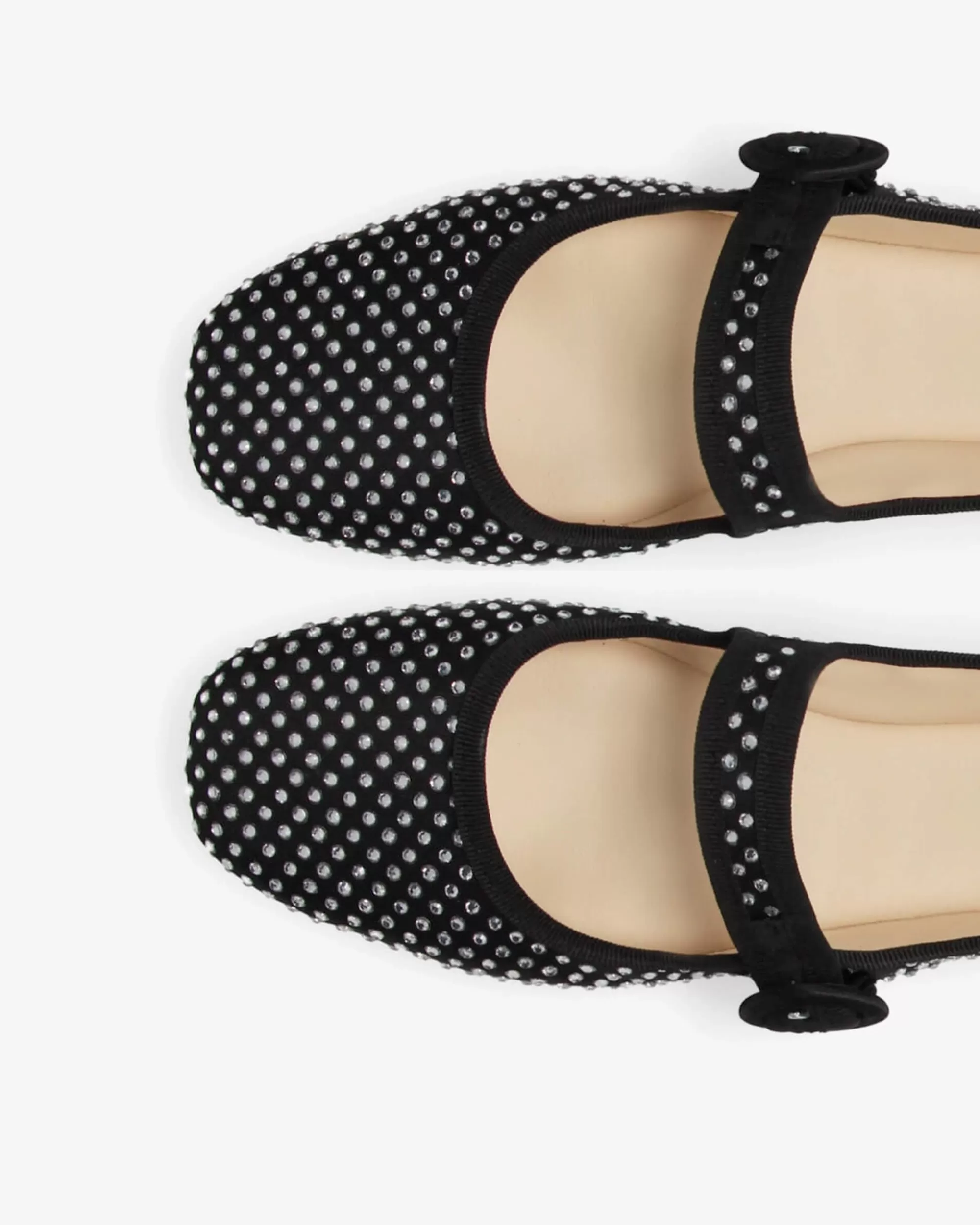 Repetto Babies à bout carré Georgia - Strass | Femme Babies