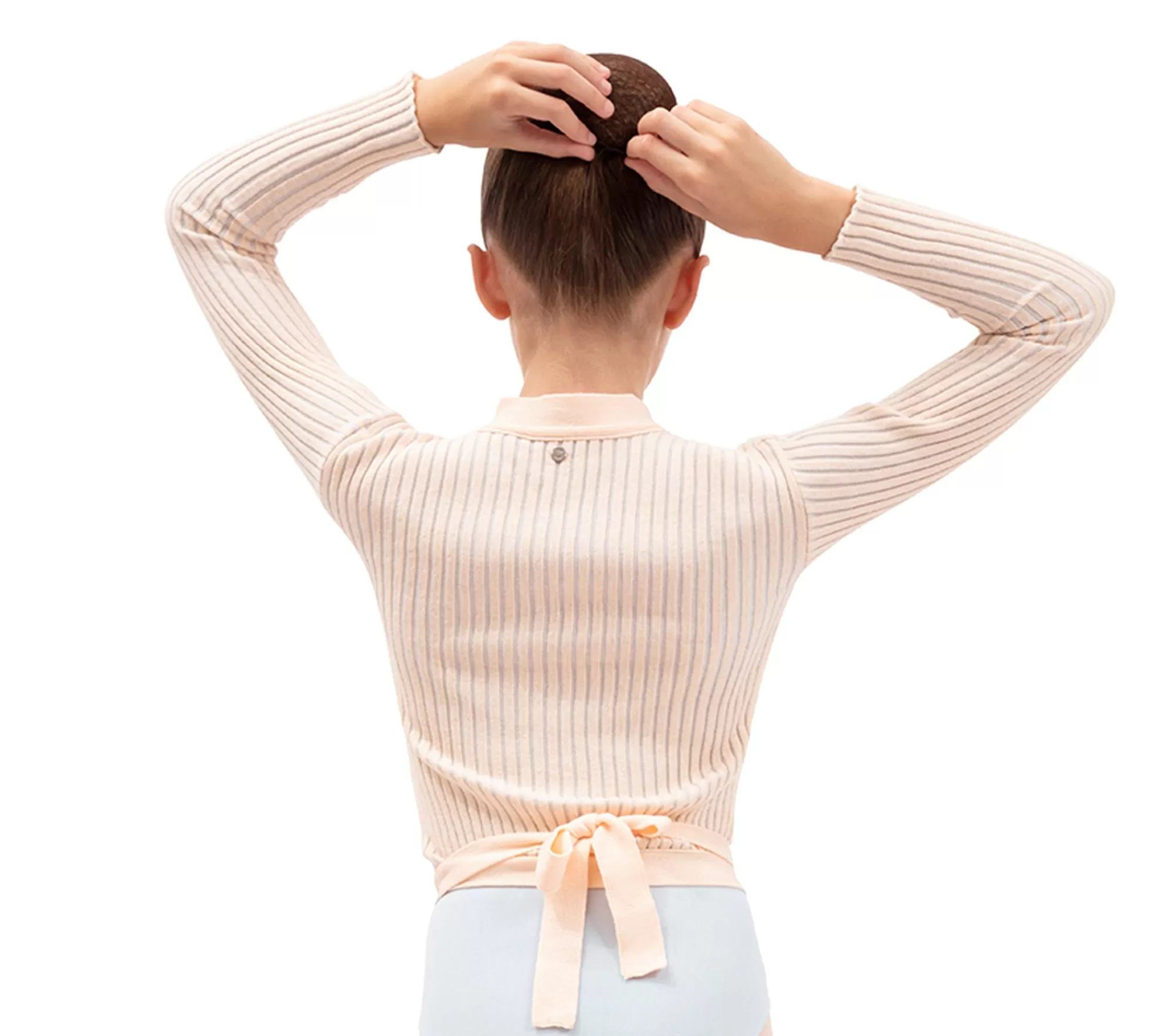 Repetto Cache-cœur en maille côtelée bicolore | Enfant Echauffement