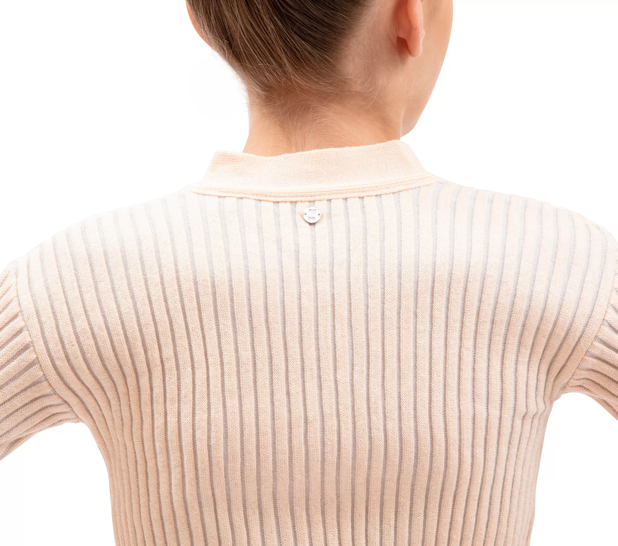 Repetto Cache-cœur en maille côtelée bicolore | Enfant Echauffement