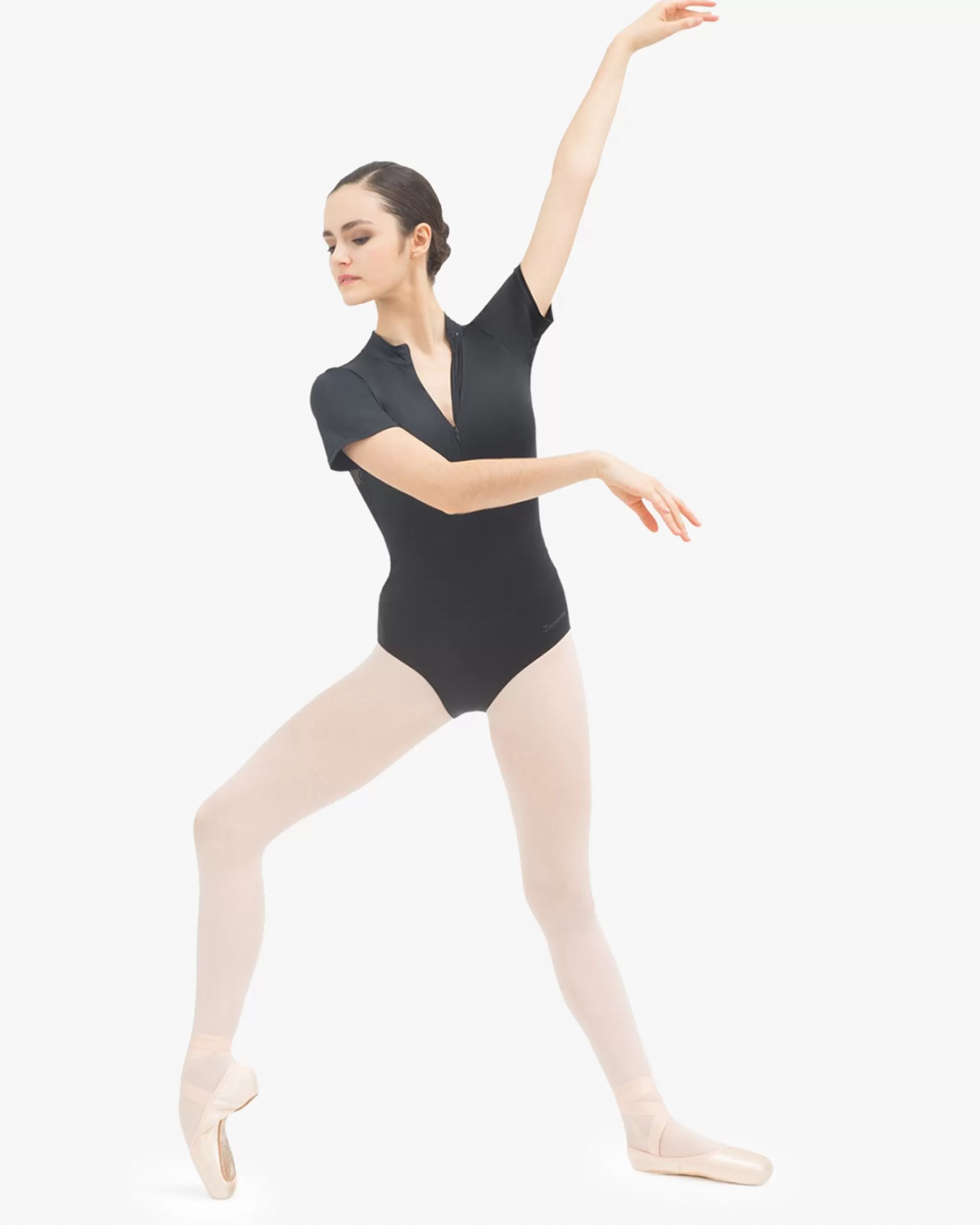 Repetto Justaucorps col officier avec dos en dentelle | Femme Justaucorps & Tuniques