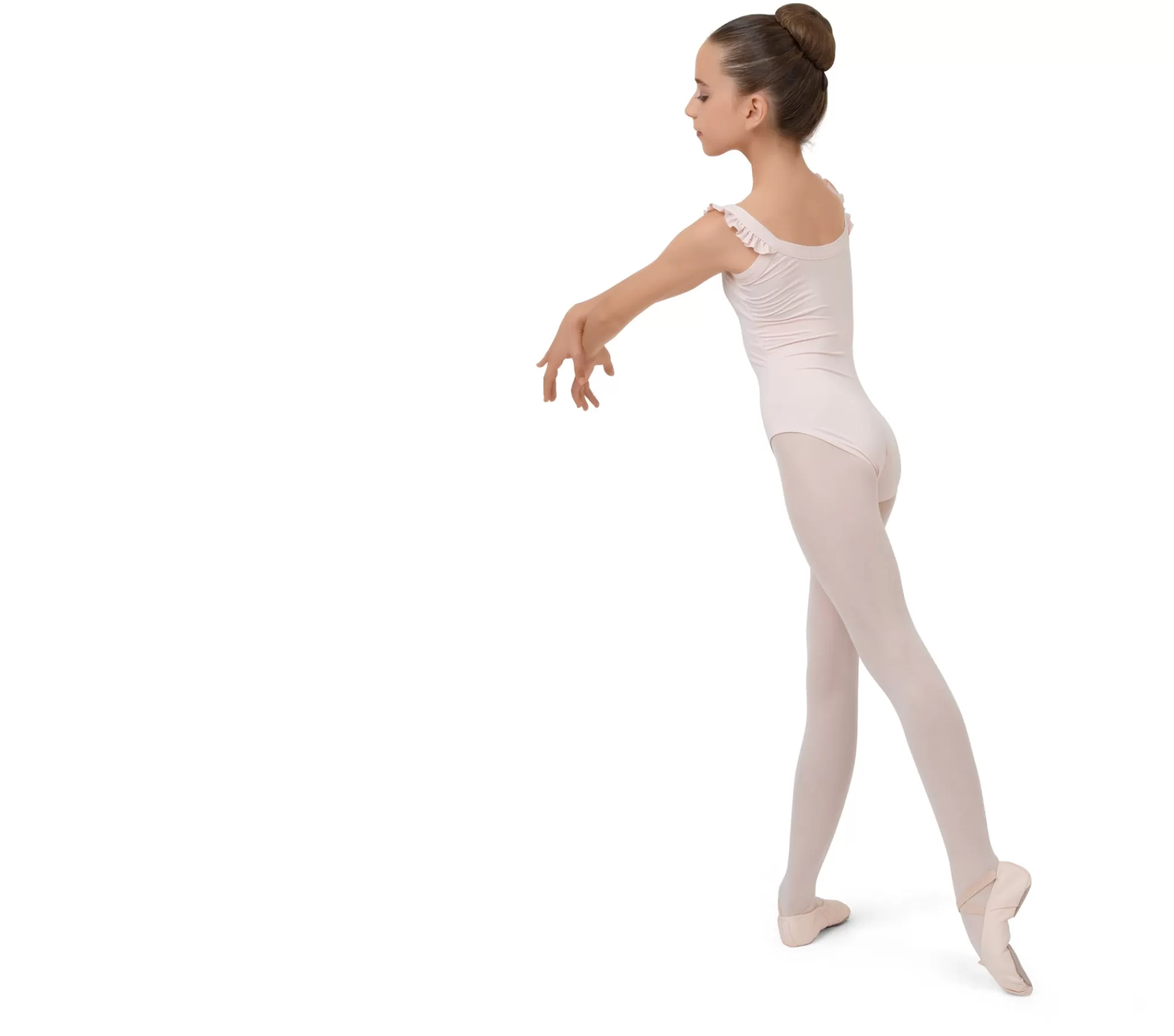 Repetto Justaucorps fines bretelles élastiques avec volants | Enfant Justaucorps & Tuniques